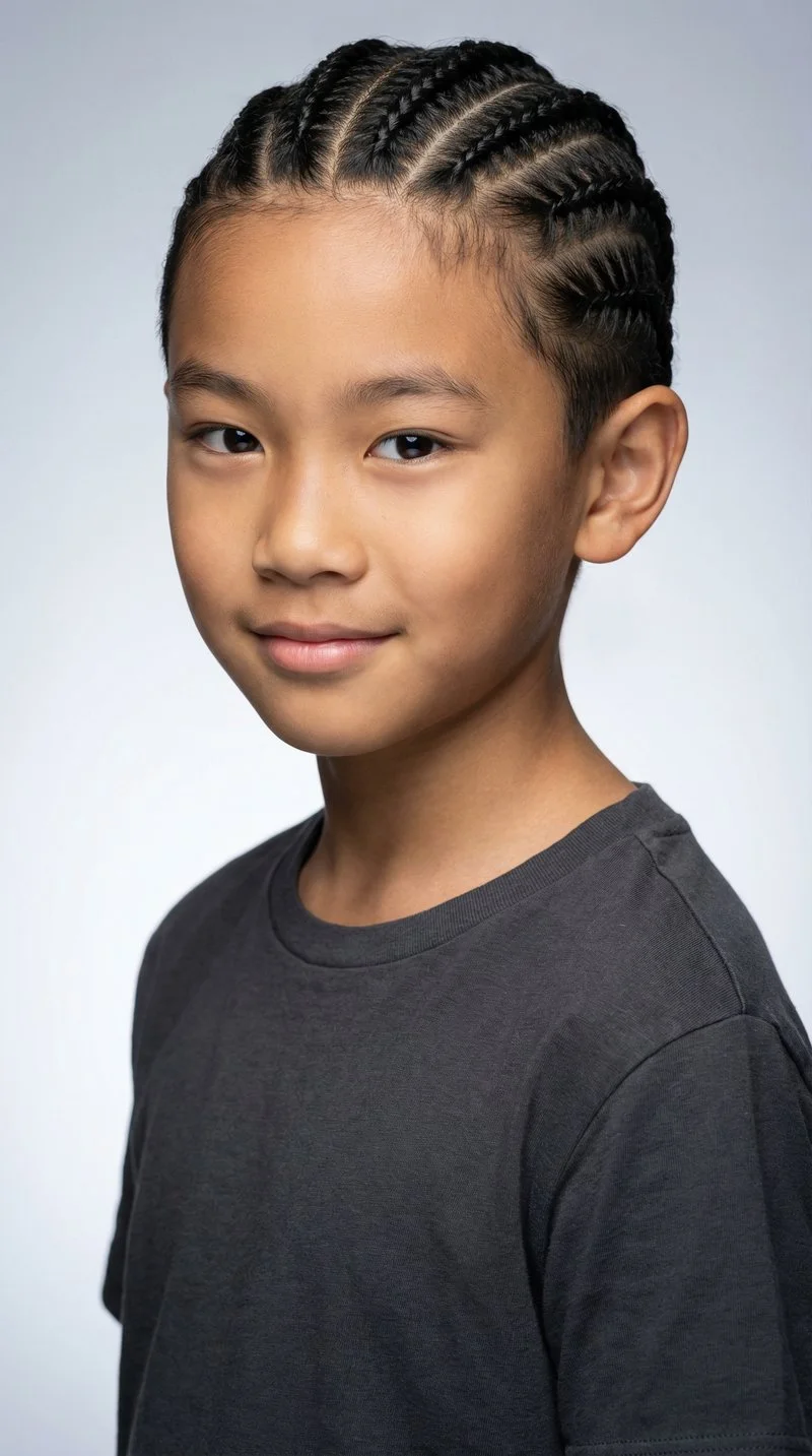 Asian Style - Elegant Braided Updo